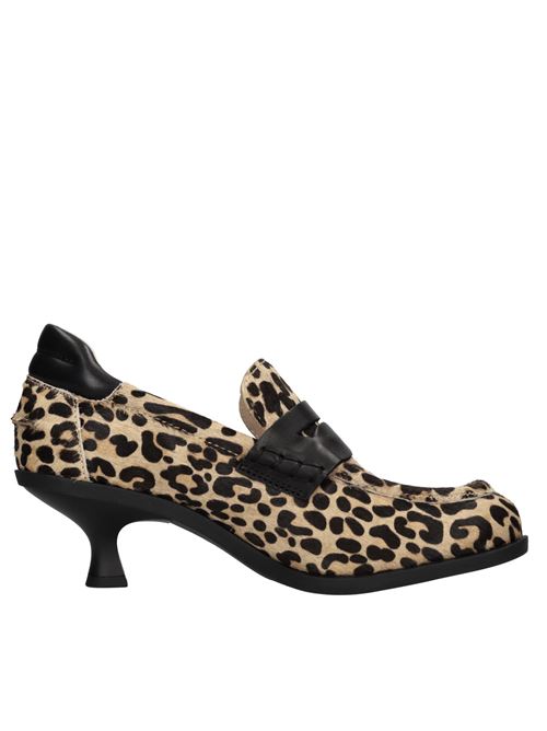  ASH | CHARLOTTE BABY CALF LEOPARD/SOFT MUSTANGMARRONE-NERO